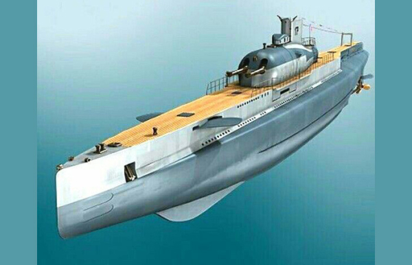 Це був дуже дивний підводний човен. Это была очень странная подводная лодка.