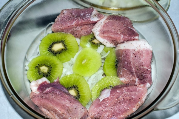 Маринад для м'яса з ківі Маринад для мяса с киви