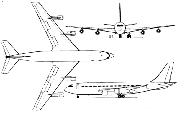 Ескіз Іл-96. Эскиз Ил-96.