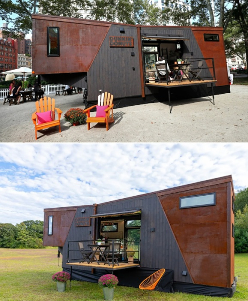Dunkin’ Donuts Tiny Homes – функциональный мини-дом с удивительной автономностью.
