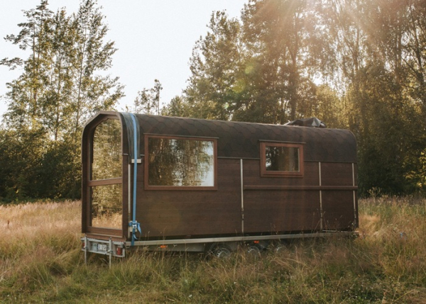 Nature Pod – мінімалістичний, екологічний та довговічний крихітний будинок. Nature Pod – минималистичный, экологичный и долговечный крошечный дом.