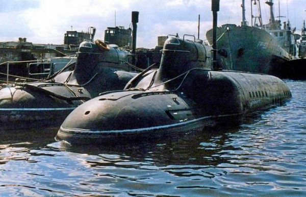 Підводний човен для диверсантів. Подлодка для диверсантов.