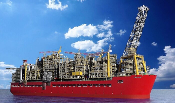 Prelude FLNG була побудована для британської компанії Shell Prelude FLNG была построена для британской компании Shell