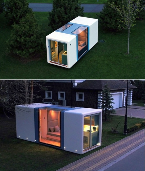 Microhaus — лучший автономный мобильный дом, напечатанный на 3D-принтере.