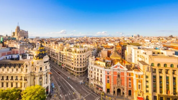 Calle de Alcala в Мадриді, Іспанія