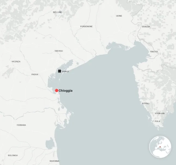 Італійська «міні-Венеція», яка знаходиться лише за 50 хвилин їзди, але з набагато меншою кількістю туристів. ФОТО: Карти Google