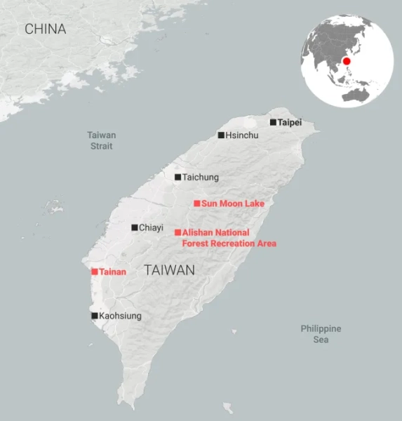 Мапа Тайваню
