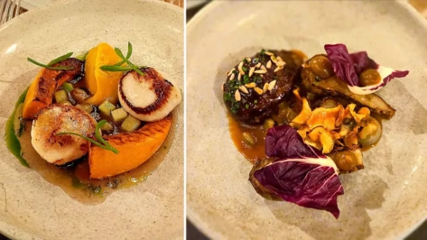 Їжа в ресторані The Clockspire. Фото: Майлз Гуд/Бет Чемберс