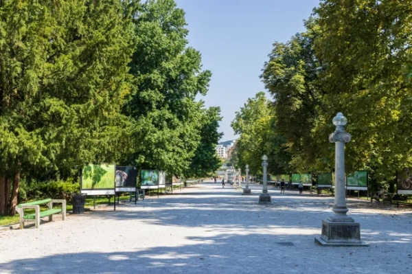 Міський пейзаж Любляни, столиці Словенії