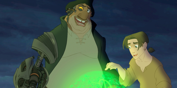 Кадр із мультфільму «Планета скарбів» Кадр из мультфильма «Планета сокровищ» 2002 года