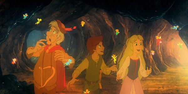 Кадр из мультфильма «Чёрный котёл» 1985 года