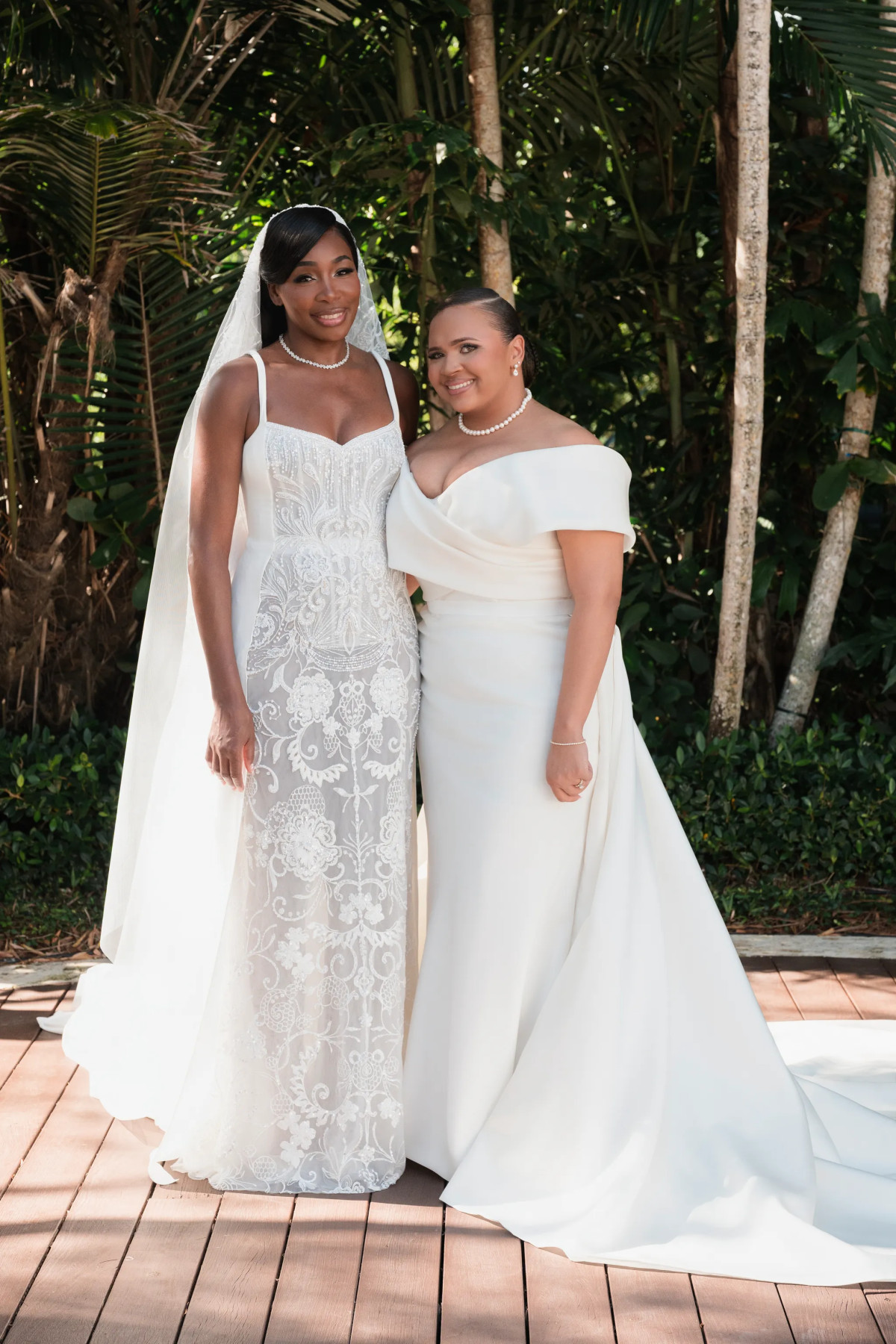 WONÁ Concept: весільне вбрання від українського бренду для Вінус Вільямс та її близьких, включно із Сереною.
2