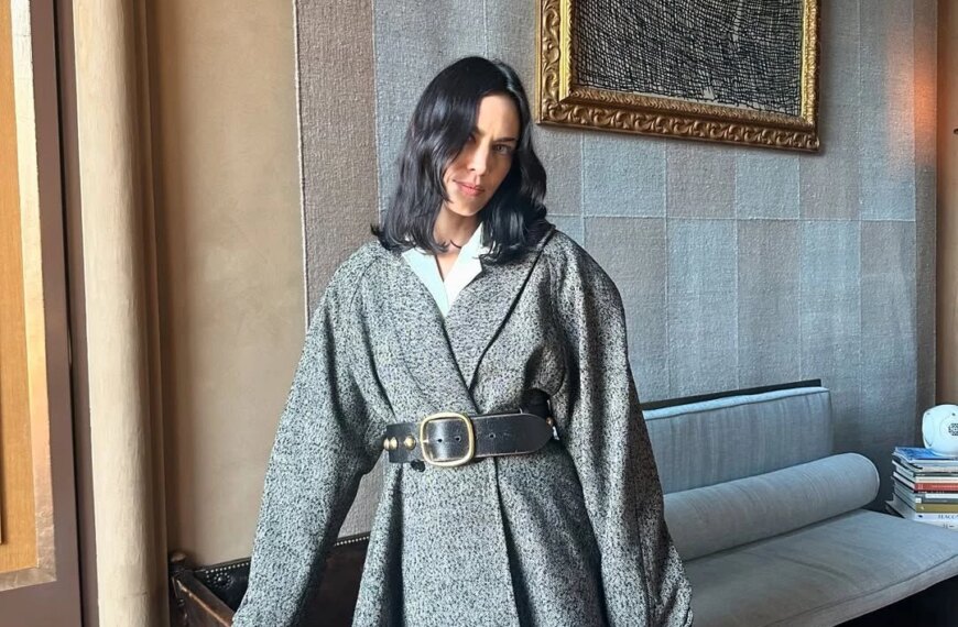 Шкіряний пасок і пальто: 5 варіантів стильного поєднання цієї зими.