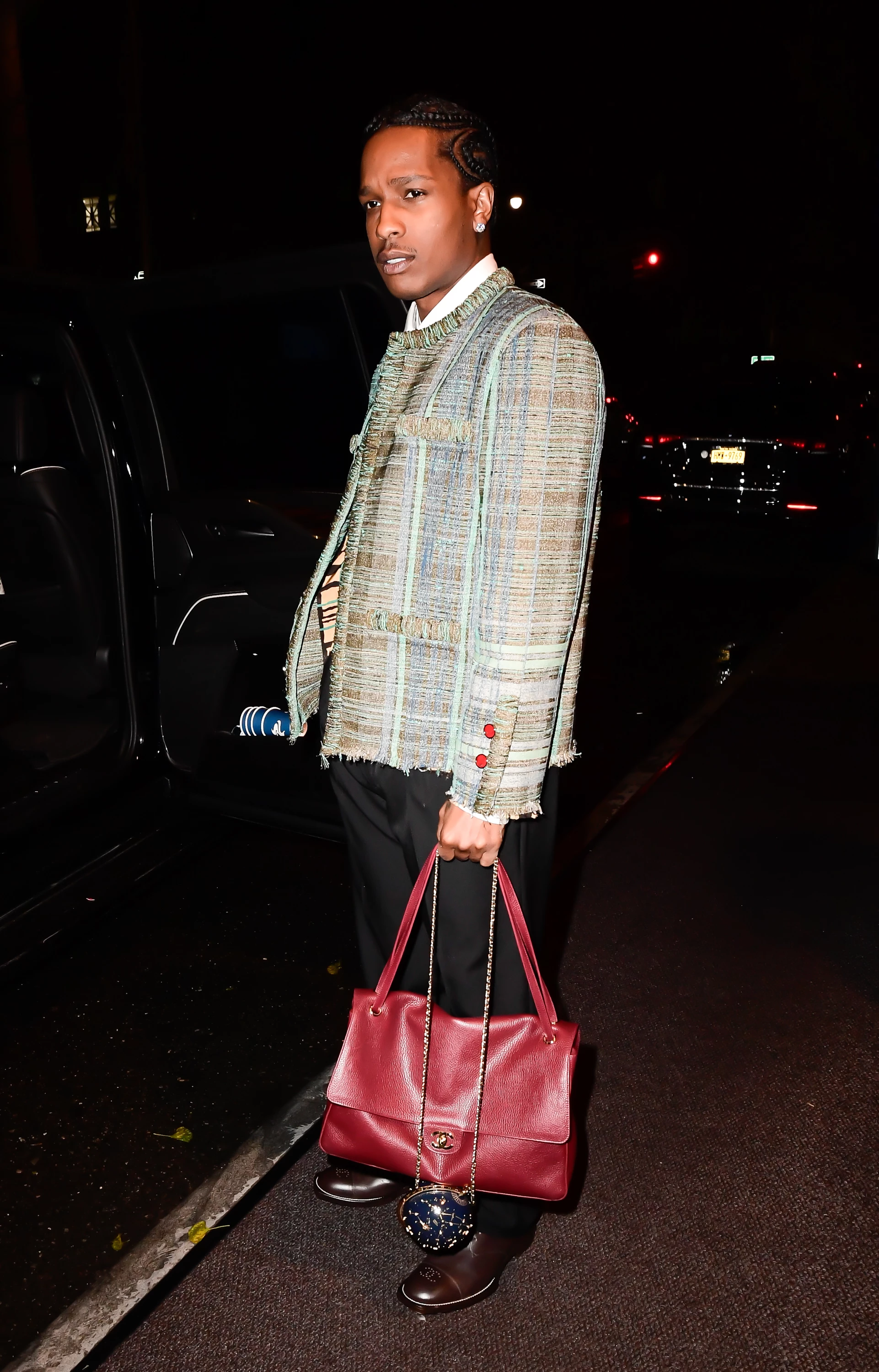 A$AP Rocky на шоу CHANEL Métiers d’art 2026 в Нью-Йорку0