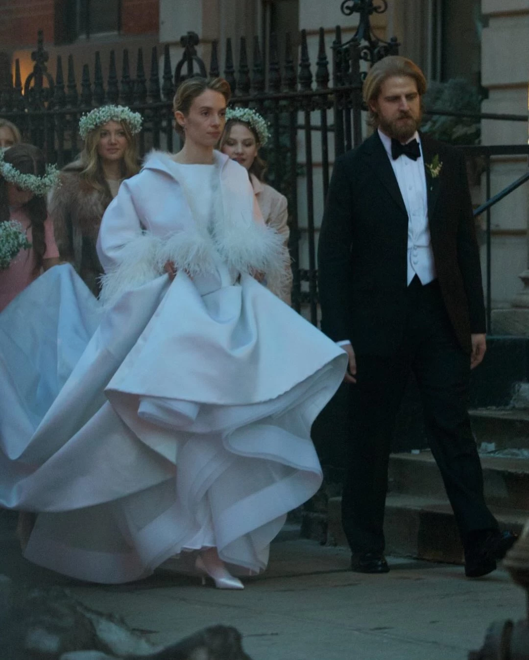 Мая Гоук, дитина Уми Турман і Ітана Гоука, одружилася.
0