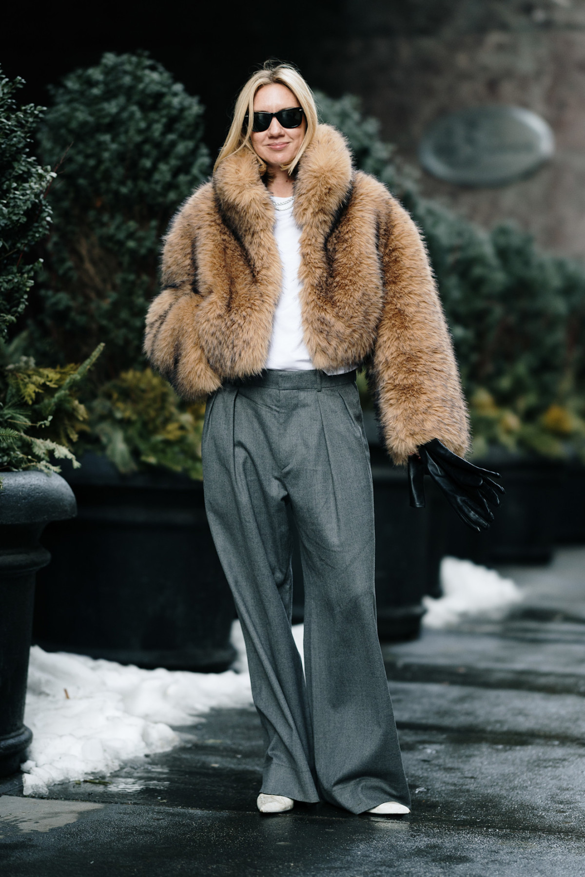 Вулична мода з Нью-Йоркського тижня моди.
8