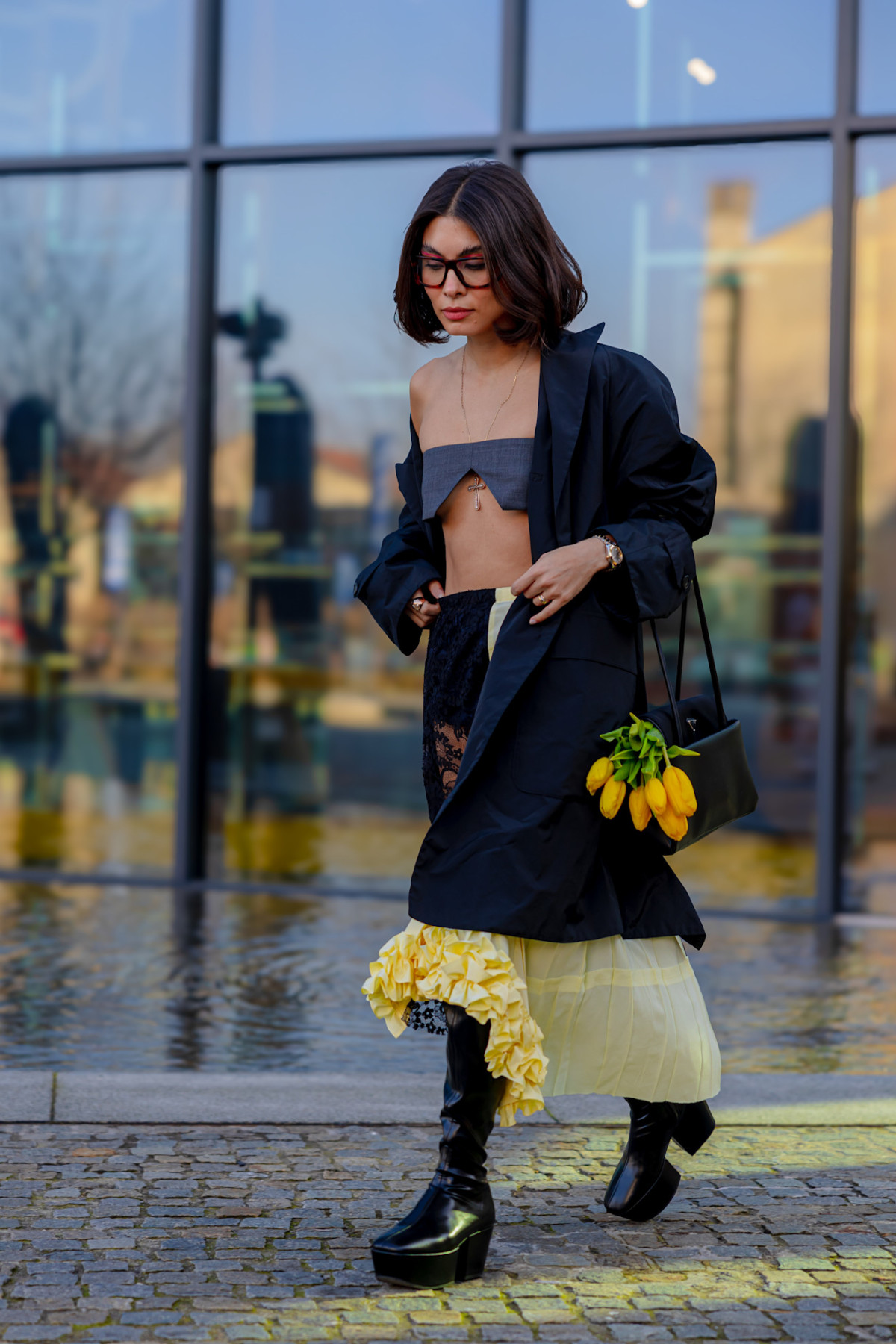 Вулична мода: луки, які вразили на Тижні моди в Мілані
7