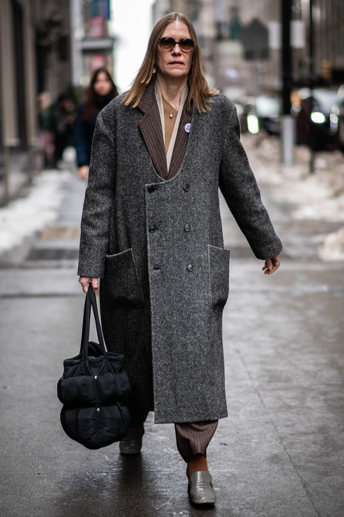 Вулична мода з Нью-Йоркського тижня моди.
20