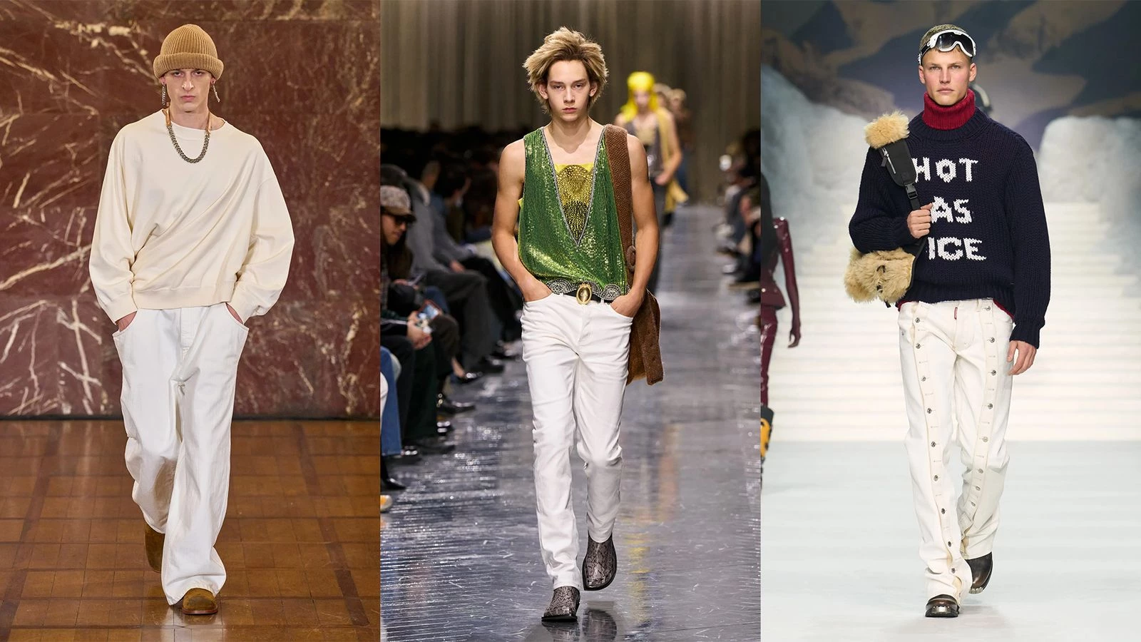 Hed Mayner, Dior Homme, Dsquared21