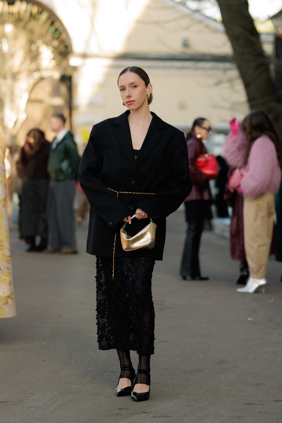 Вулична мода: образи відвідувачів третього дня Ukrainian Fashion Week осінньо-зимового сезону 2026/27
58