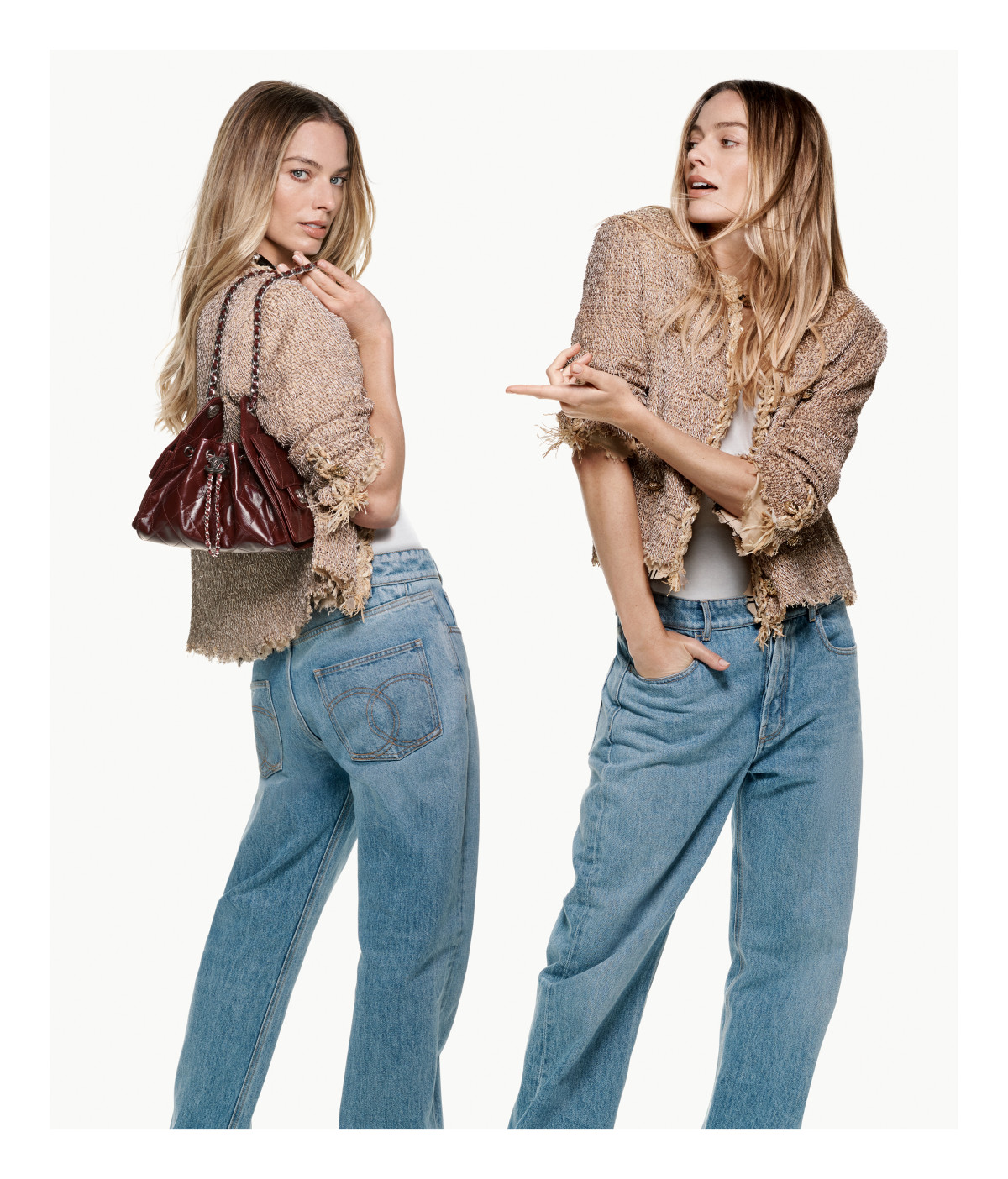 Роббі засяяла в новій рекламній кампанії сумки Chanel 25
1