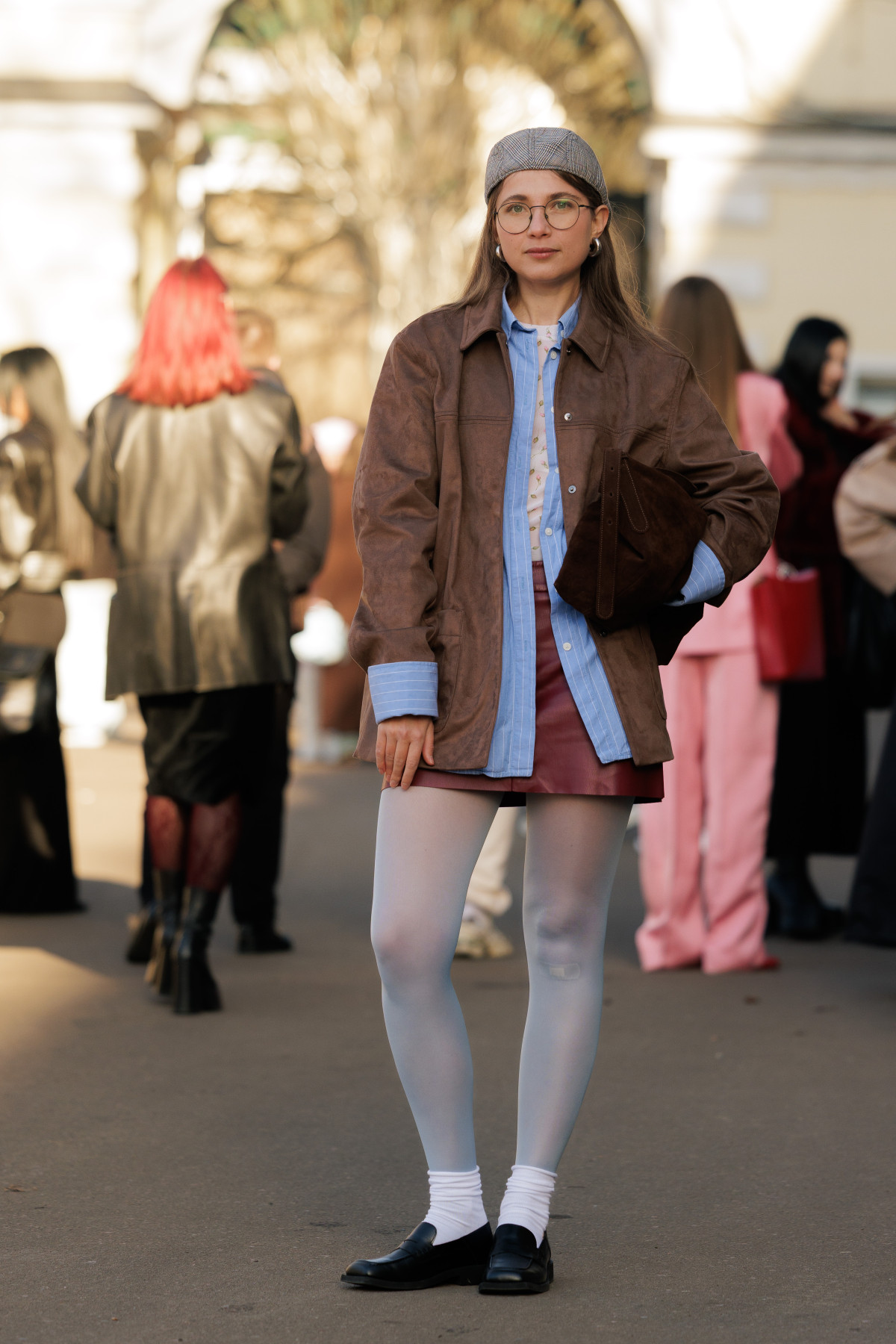 Вулична мода: образи відвідувачів четвертого дня Ukrainian Fashion Week осінньо-зимового сезону 2026/27
10