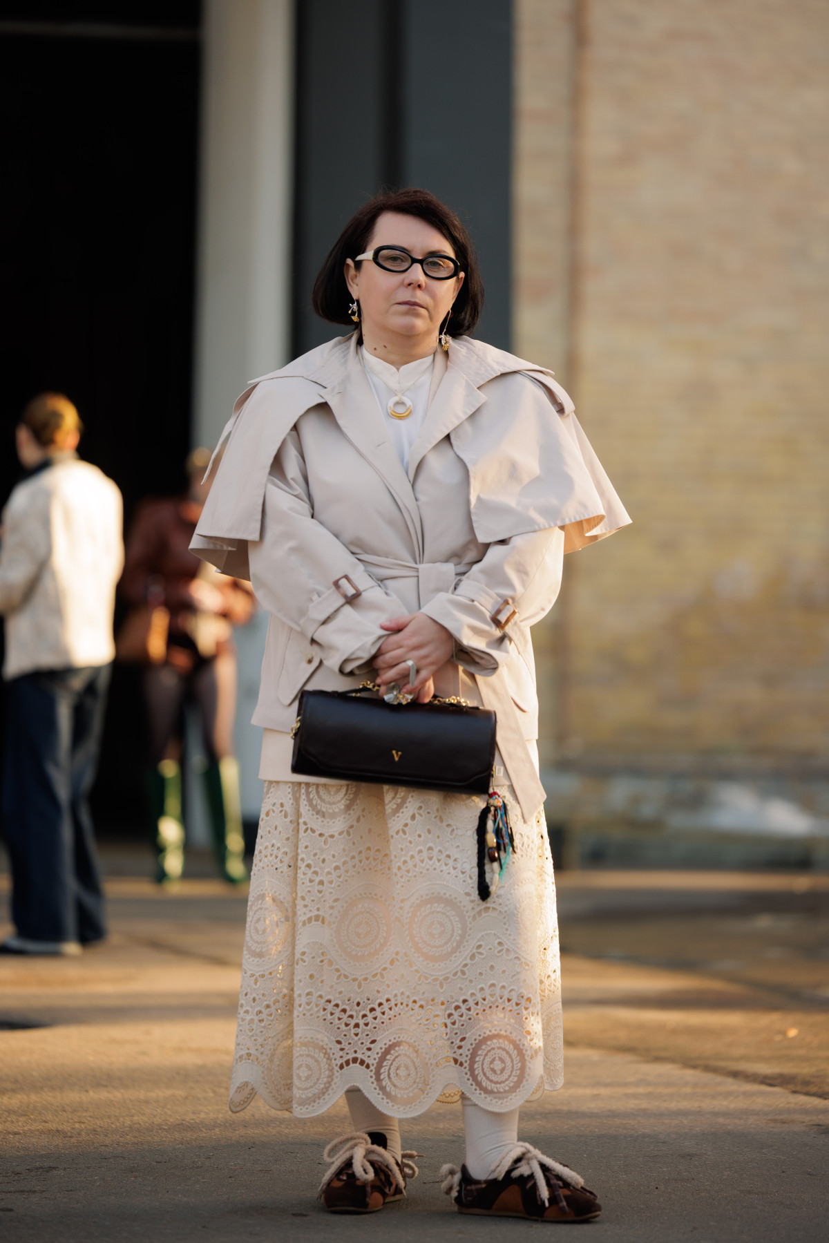 Вулична мода: образи від відвідувачів другого дня Ukrainian Fashion Week, осінь-зима 2026/2027
27