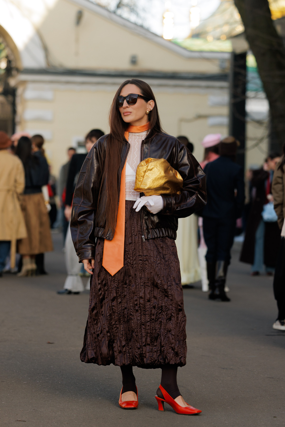 Вулична мода: образи відвідувачів четвертого дня Ukrainian Fashion Week осінньо-зимового сезону 2026/27
38