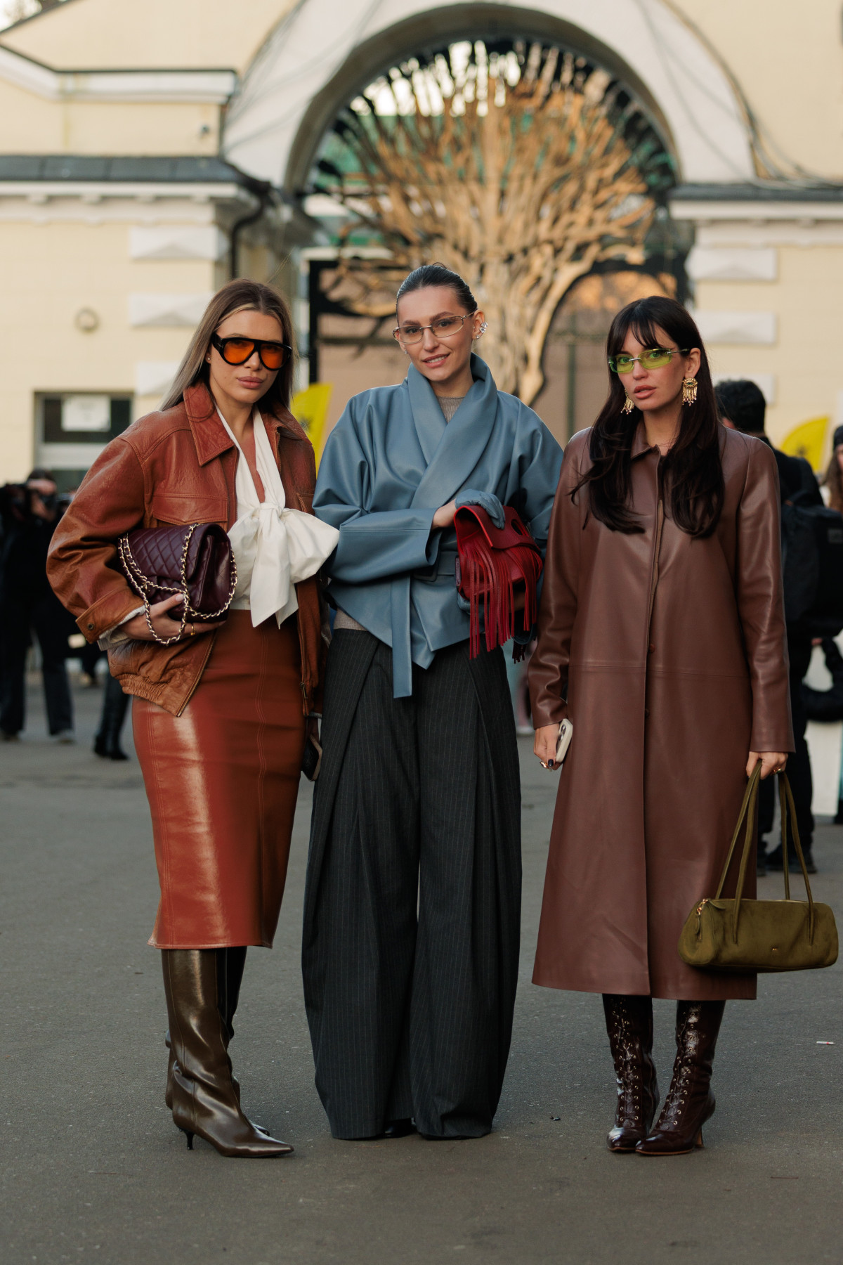 Вулична мода: образи відвідувачів третього дня Ukrainian Fashion Week осінньо-зимового сезону 2026/27
87