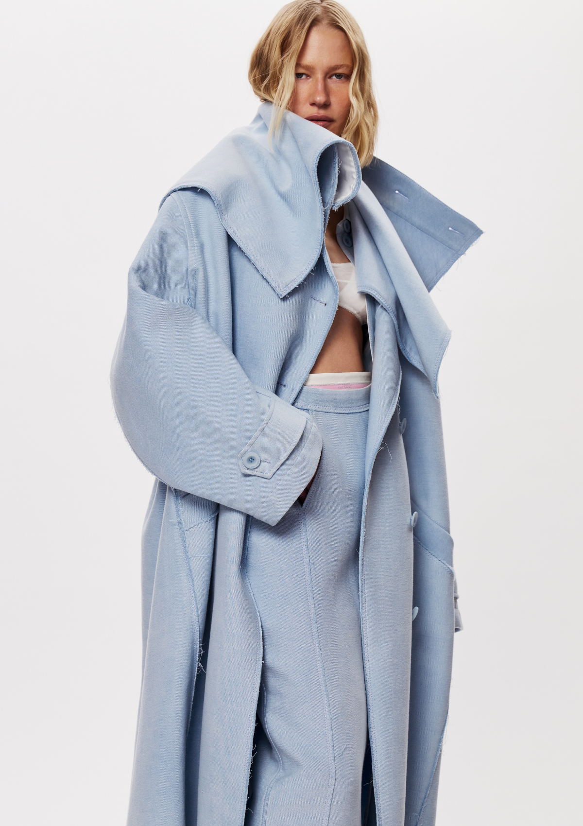 Валерія Гузема - обличчя колекції the COAT by Katya Silchenko
9