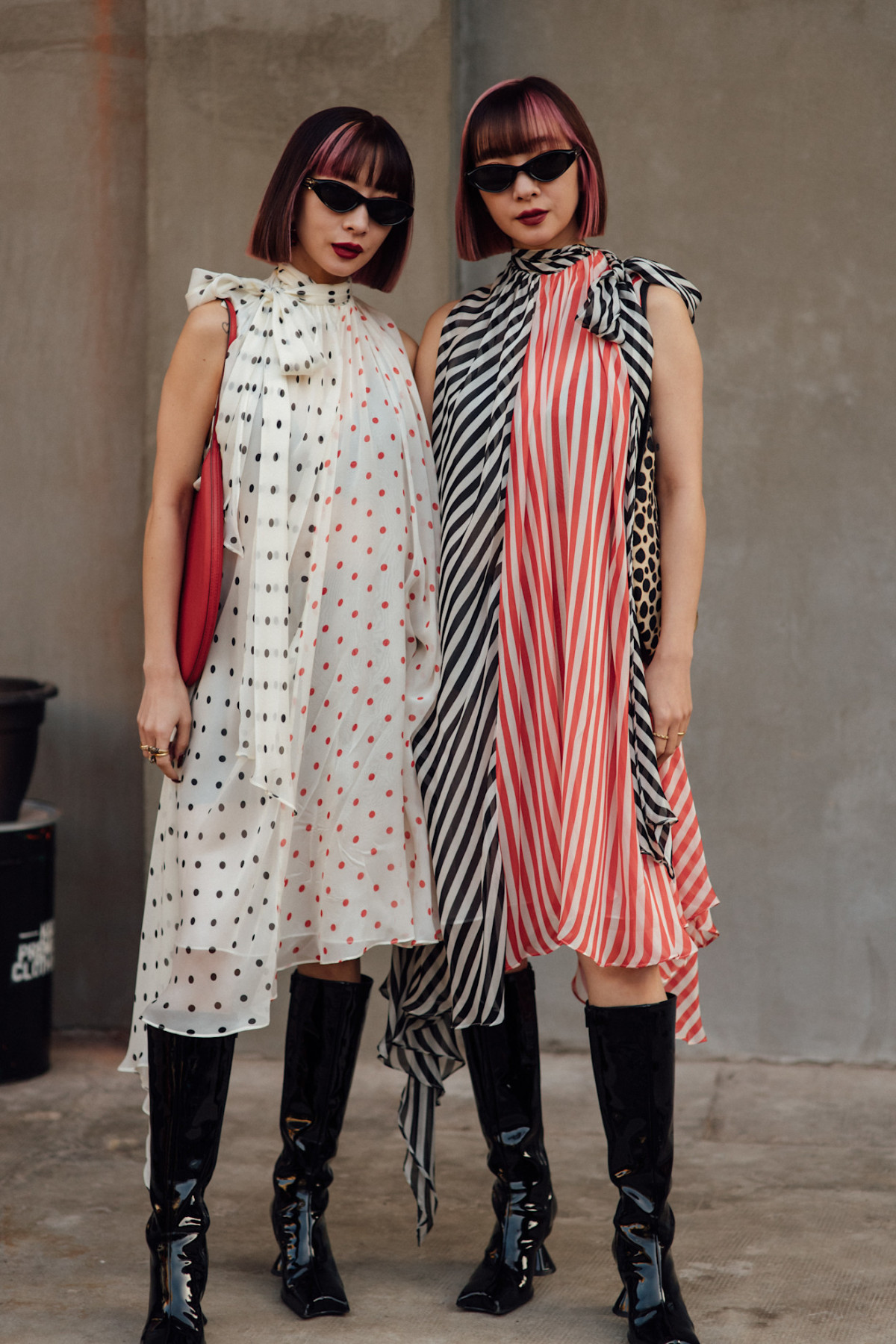 Горошок в моді: весняні луки з використанням принта.
8