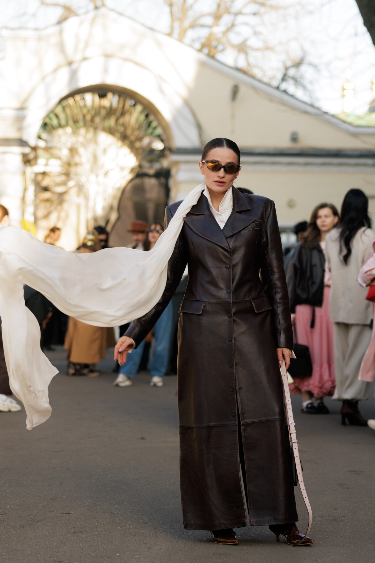 Вулична мода: образи відвідувачів четвертого дня Ukrainian Fashion Week осінньо-зимового сезону 2026/27
42