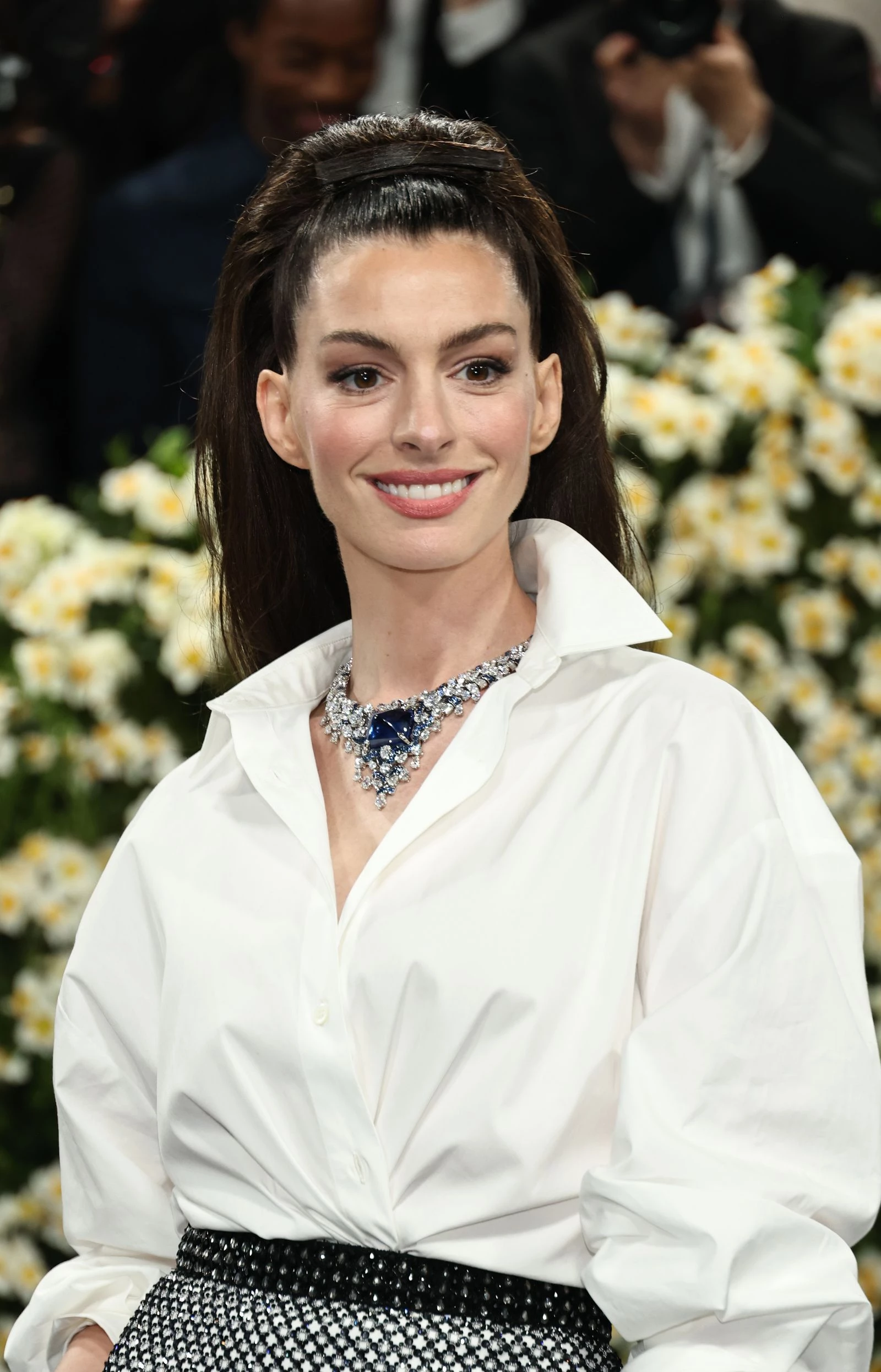 Енн Гетевей у намисті Bulgari. McCarthy/Getty Images 1