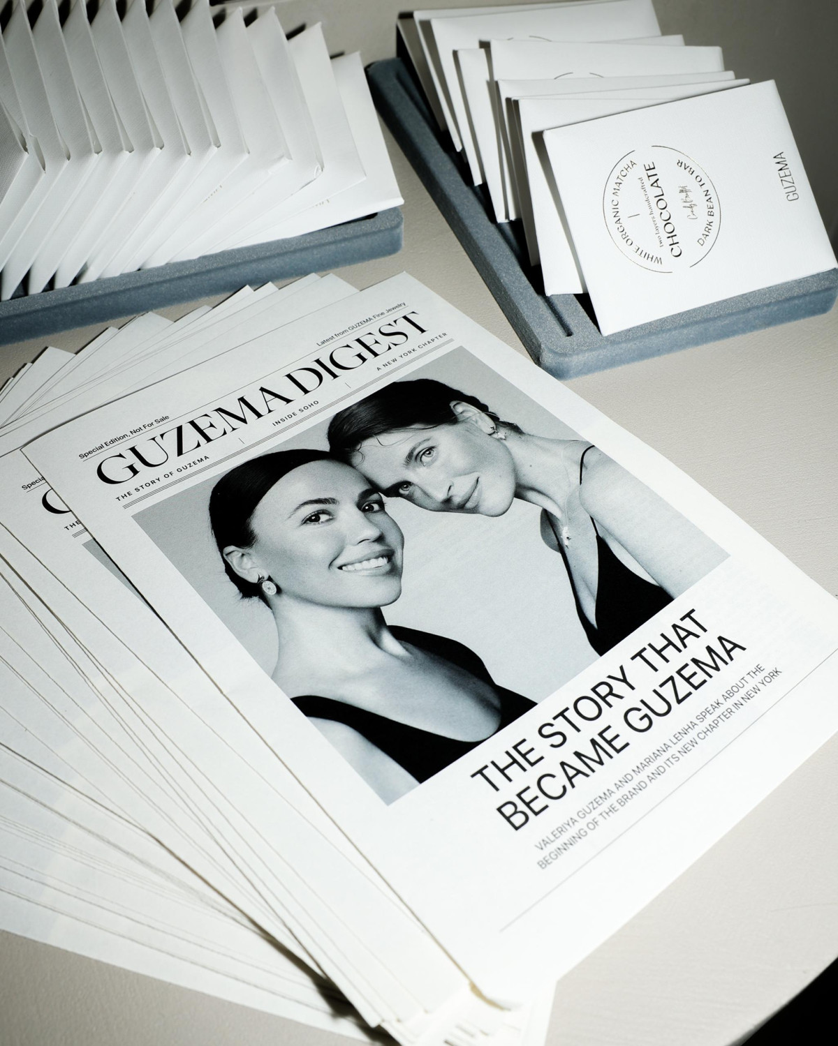 Бренд GUZEMA Fine Jewelry розпочав свою діяльність у Нью-Йорку, відкривши першу торгову точку в районі Сохо.7