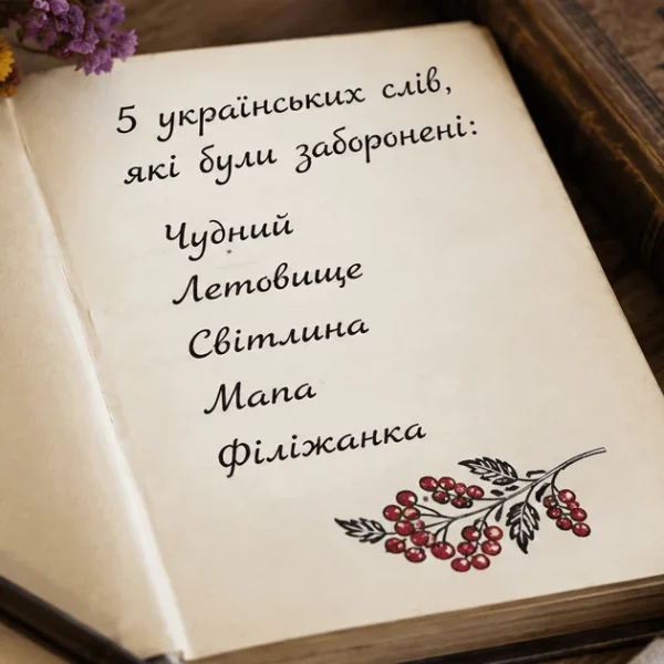 П’ять заборонених радянською владою українських слів, які повертаються