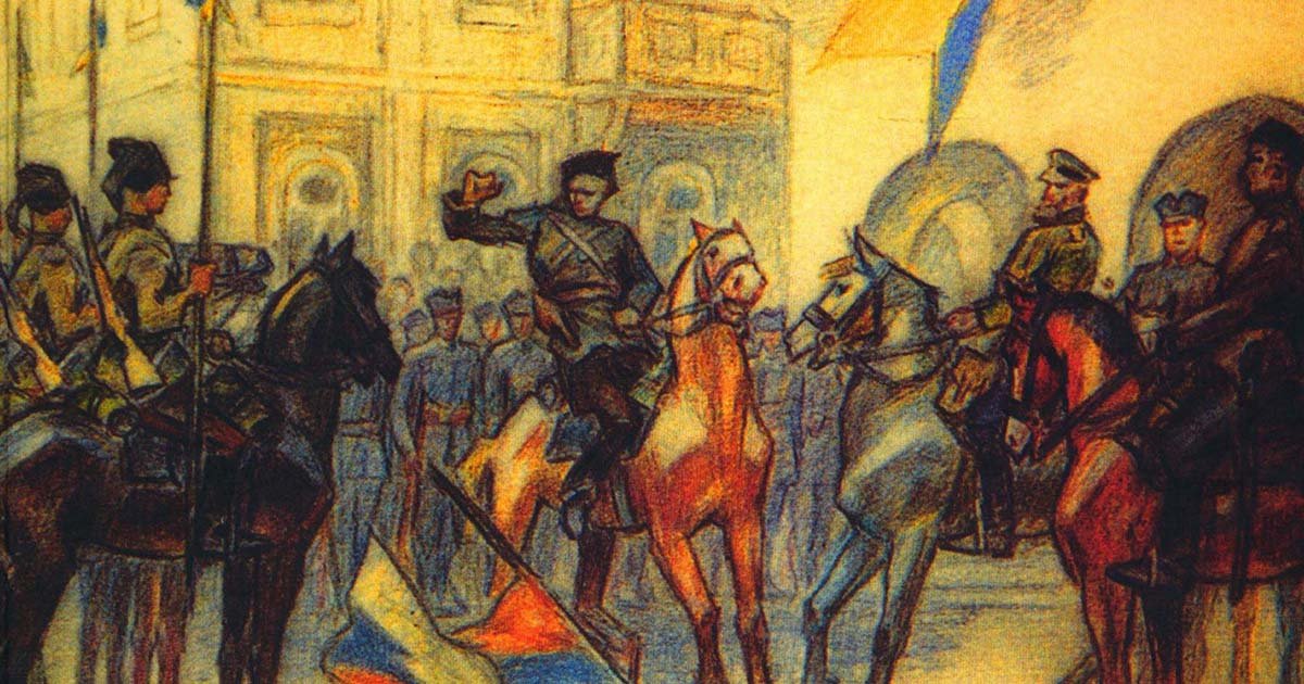 "Не могли большаки встояти перед розмахом галицьких стягів"0