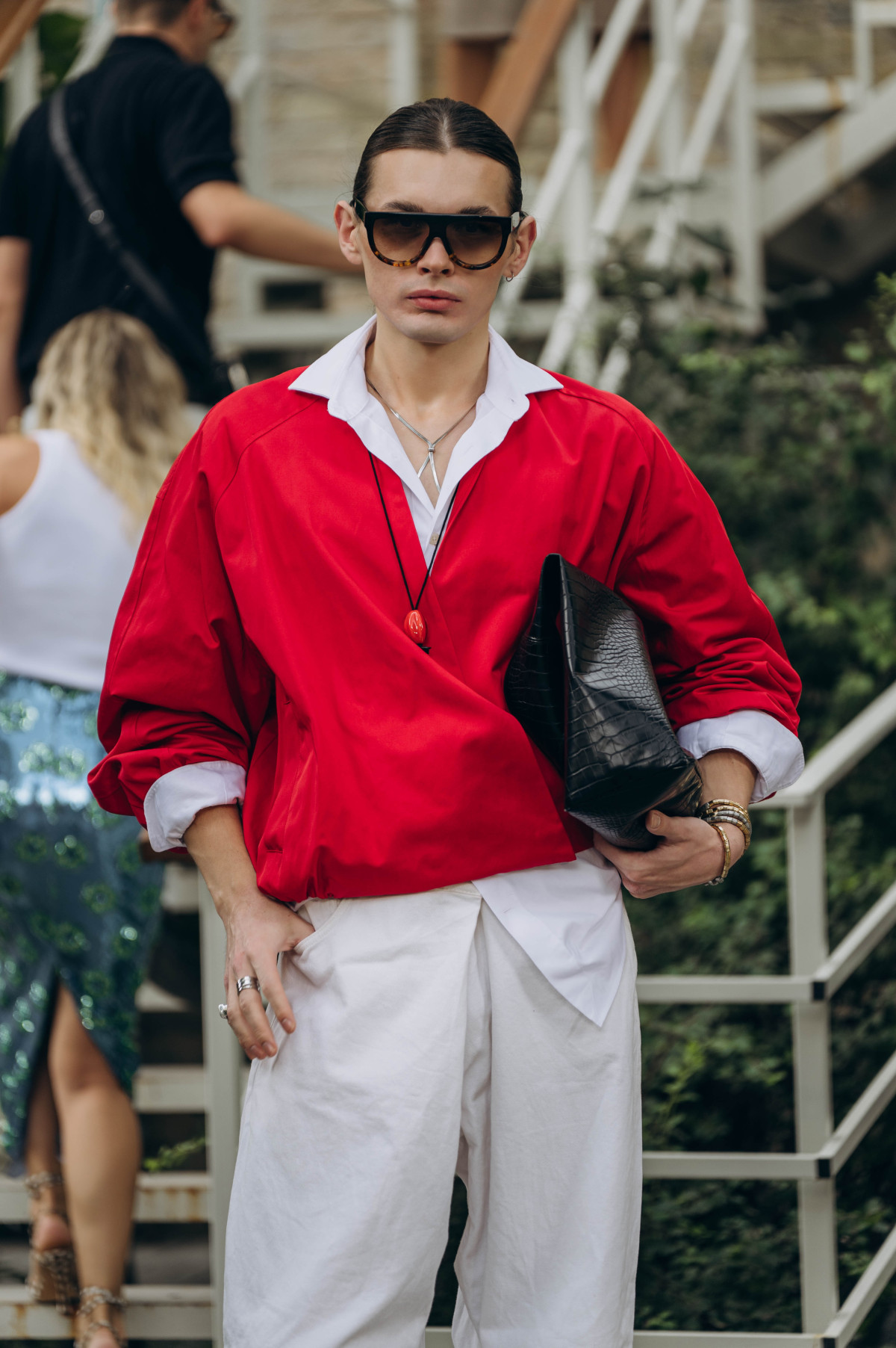 Найстильніші образи від гостей другого дня Ukainian fashion week сезону весна-літо — 202717