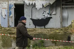 Графіті Бенксі у Горенці