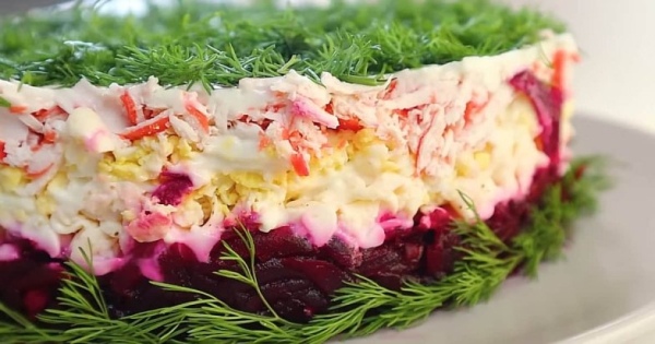 Салат Каприз з буряком