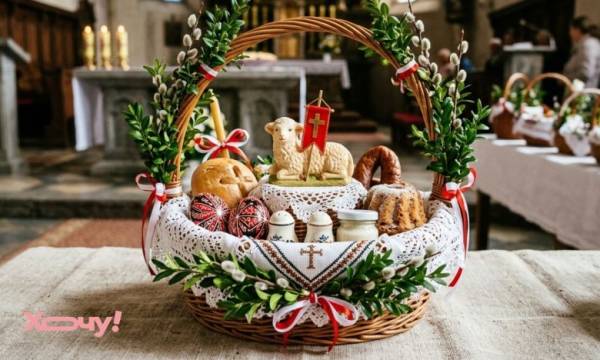 Великодній кошик у Польщі: без паски, але з “бабкою”